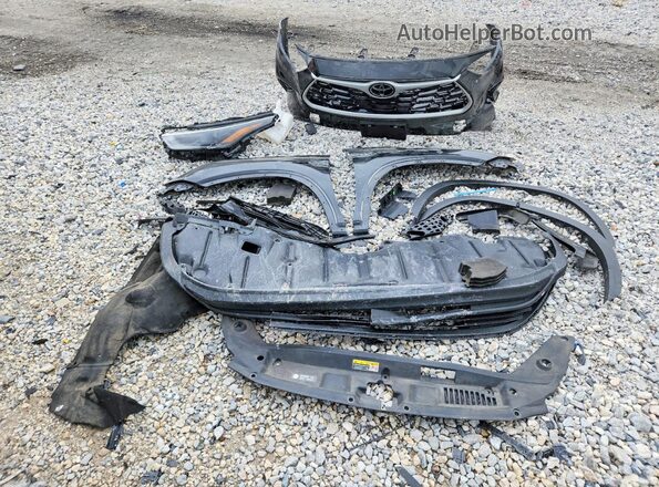 5TDKDRBH9RS566902 2024 TOYOTA HIGHLANDER Black Вид наклейки з VIN-кодом