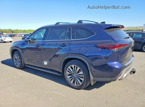 5TDKDRBH9TS598045 2026 TOYOTA HIGHLANDER Blue Trasero izquierdo