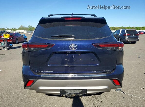 5TDKDRBH9TS598045 2026 TOYOTA HIGHLANDER Blue Vista trasera