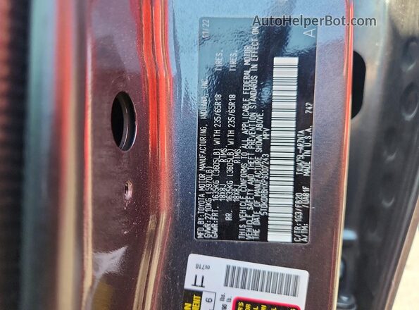 5TDKDRBHXPS007243 2023 TOYOTA HIGHLANDER Gray ძრავის განყოფილების ხედი