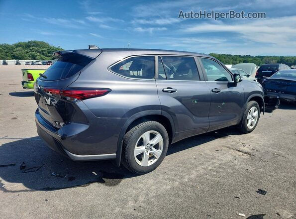 5TDKDRBHXPS007243 2023 TOYOTA HIGHLANDER Gray უკანა მარჯვენა