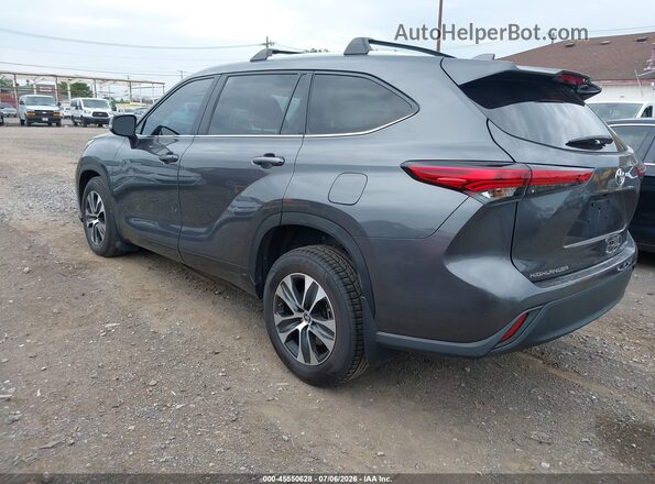 5TDKDRBHXPS007825 2023 TOYOTA HIGHLANDER Gray Trasero izquierdo