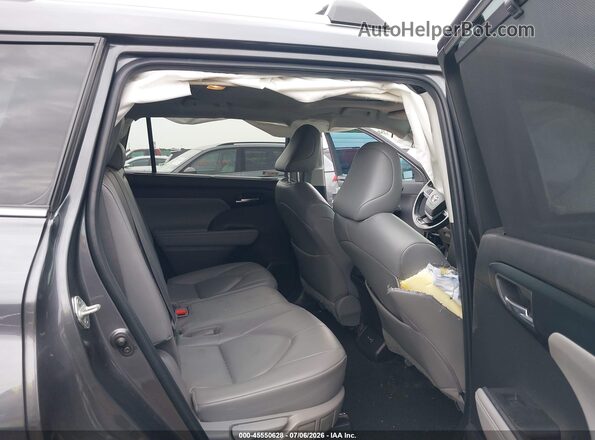 5TDKDRBHXPS007825 2023 TOYOTA HIGHLANDER Gray Vista de la etiqueta del VIN