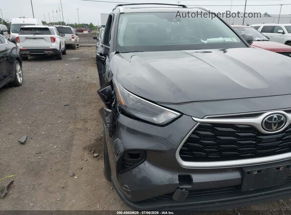 5TDKDRBHXPS007825 2023 TOYOTA HIGHLANDER Gray Vista frontal