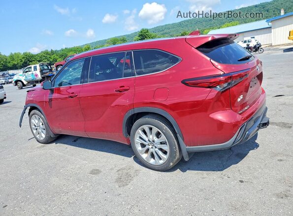 5TDKDRBHXPS015035 2023 TOYOTA HIGHLANDER Red Tył lewy