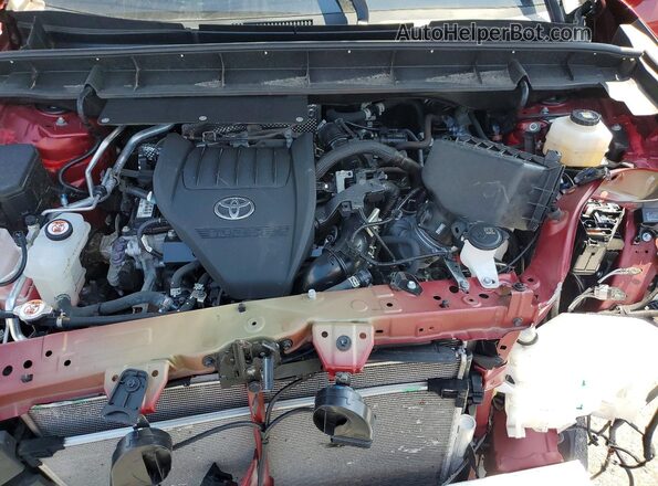 5TDKDRBHXPS015035 2023 TOYOTA HIGHLANDER Red Widok komory silnika