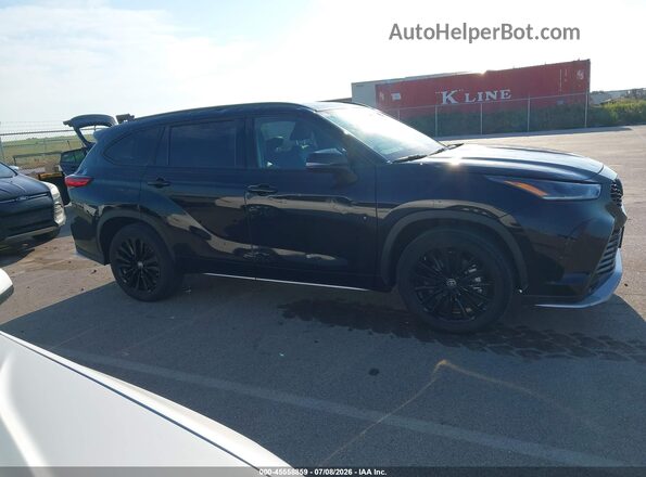 5TDKDRBHXPS519150 2023 TOYOTA HIGHLANDER Black Rear interior view