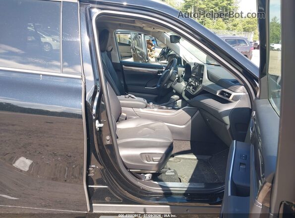 5TDKDRBHXRS564155 2024 TOYOTA HIGHLANDER Black Widok wnętrza z przodu