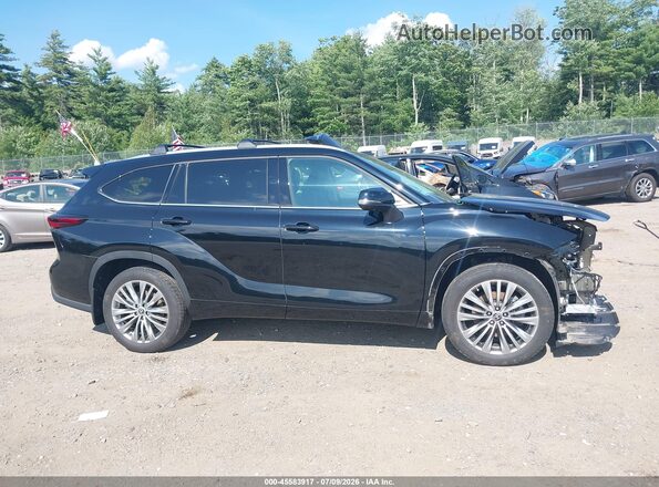 5TDKDRBHXRS564155 2024 TOYOTA HIGHLANDER Black Widok wnętrza 360 stopni
