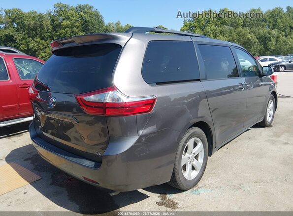 5TDKK3DC1GS732265 2016 TOYOTA SIENNA Gray Rear right