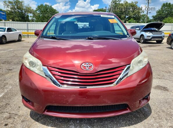 5TDKK3DC1GS748739 2016 TOYOTA SIENNA Red Vista frontal