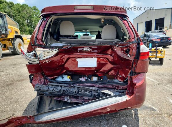 5TDKK3DC1GS748739 2016 TOYOTA SIENNA Red Vista trasera