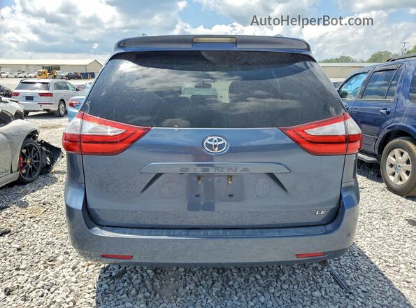 5TDKK3DC3GS701373 2016 TOYOTA SIENNA Blue Вид ззаду