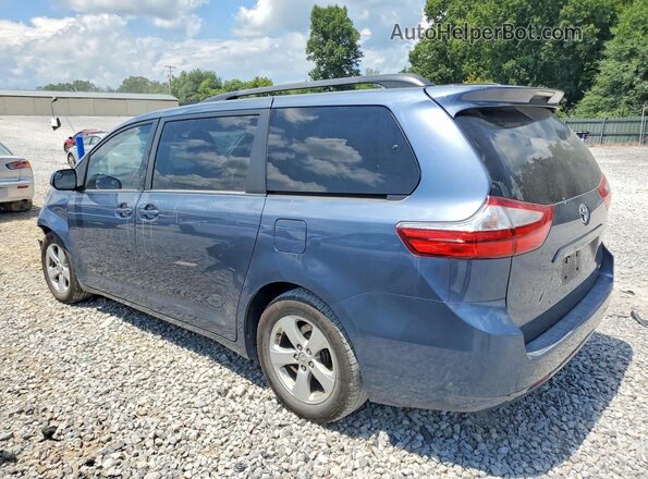 5TDKK3DC3GS701373 2016 TOYOTA SIENNA Blue Задня ліва чверть