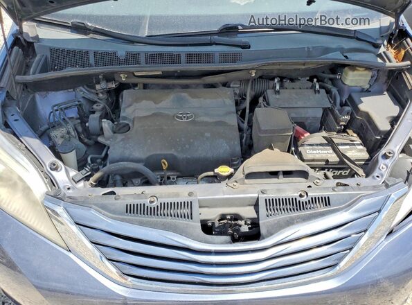 5TDKK3DC3GS701373 2016 TOYOTA SIENNA Blue Вид підкапотного простору