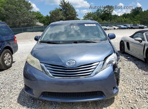 5TDKK3DC3GS701373 2016 TOYOTA SIENNA Blue Вид спереду