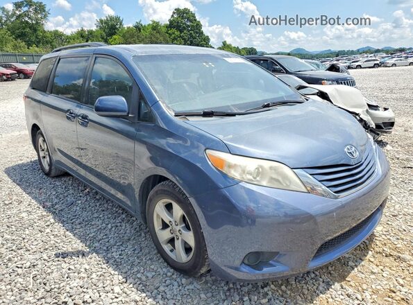5TDKK3DC3GS701373 2016 TOYOTA SIENNA Blue Передня права чверть