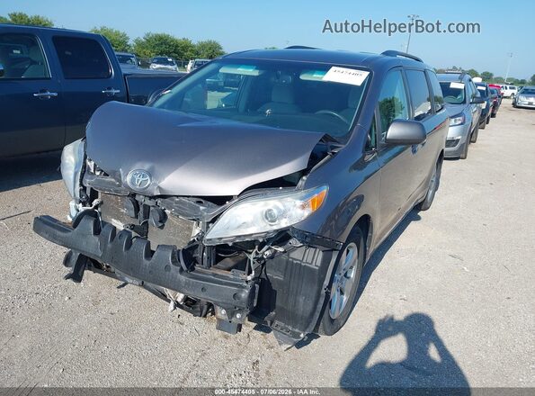 5TDKK3DC4GS726282 2016 TOYOTA SIENNA Gray Вид спереду