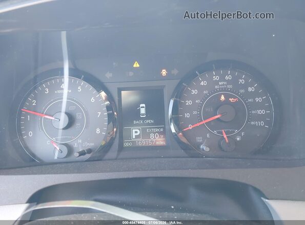 5TDKK3DC4GS726282 2016 TOYOTA SIENNA Gray Вид задніх сидінь
