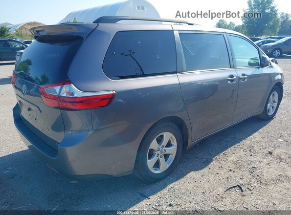 5TDKK3DC4GS726282 2016 TOYOTA SIENNA Gray Задня права чверть