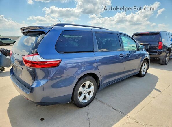 5TDKK3DC4GS757211 2016 TOYOTA SIENNA Blue Задня права чверть
