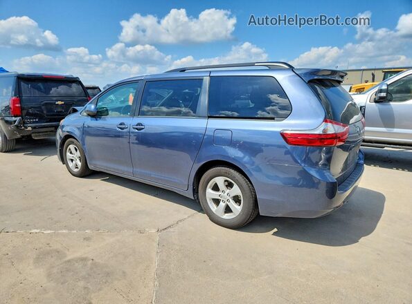 5TDKK3DC4GS757211 2016 TOYOTA SIENNA Blue Задня ліва чверть