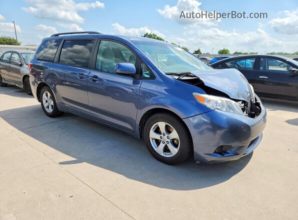5TDKK3DC4GS757211 2016 TOYOTA SIENNA Blue Передня права чверть
