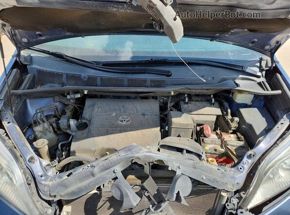 5TDKK3DC4GS757211 2016 TOYOTA SIENNA Blue Вид підкапотного простору