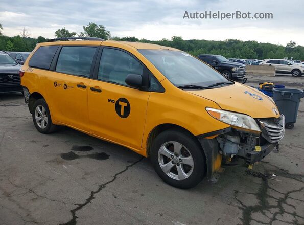 5TDKK3DC4GS763462 2016 TOYOTA SIENNA Yellow წინა მარჯვენა