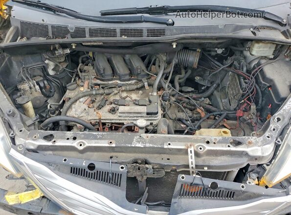 5TDKK3DC4GS763462 2016 TOYOTA SIENNA Yellow ძრავის განყოფილების ხედი