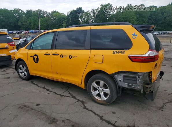 5TDKK3DC4GS763462 2016 TOYOTA SIENNA Yellow უკანა მარცხენა