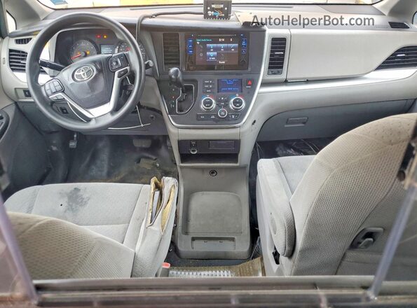 5TDKK3DC4GS763462 2016 TOYOTA SIENNA Yellow წინა პანელის ხედი
