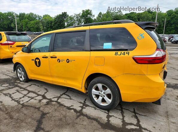 5TDKK3DC6GS763284 2016 TOYOTA SIENNA Yellow Tył lewy