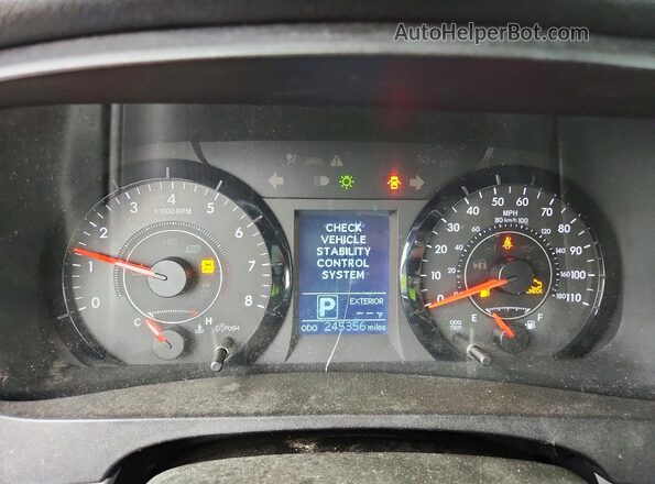 5TDKK3DC6GS763284 2016 TOYOTA SIENNA Yellow Widok zestawu wskaźników