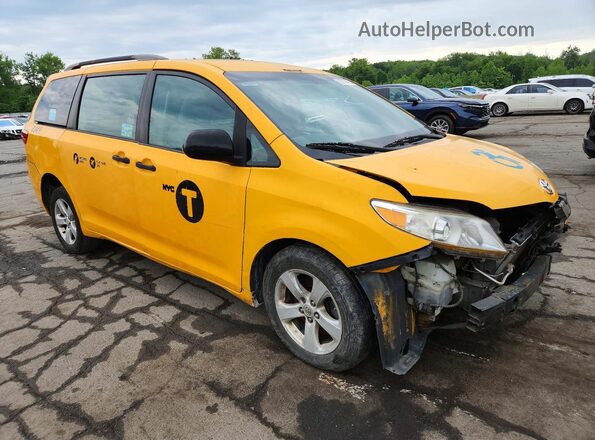 5TDKK3DC6GS763284 2016 TOYOTA SIENNA Yellow Przód prawy