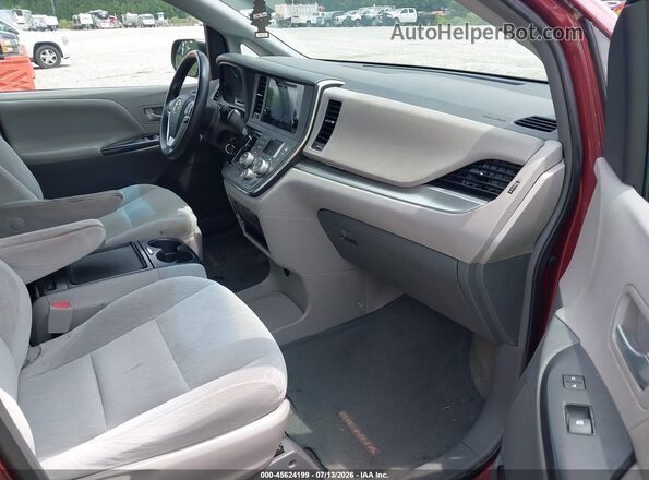 5TDKK3DC7GS693391 2016 TOYOTA SIENNA Red Սալոնի դիմացի տեսք