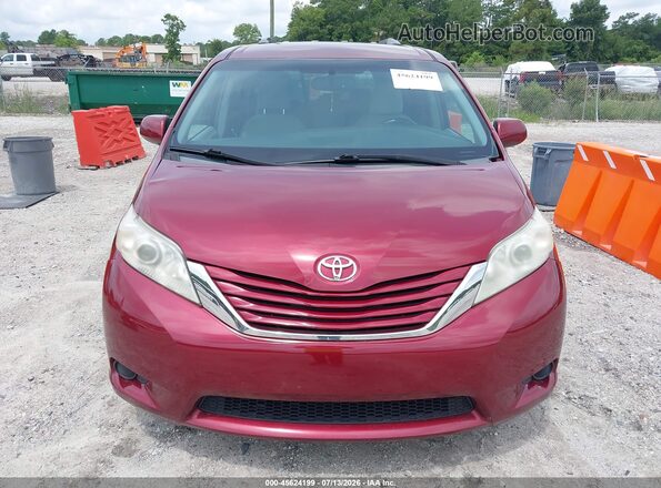 5TDKK3DC7GS693391 2016 TOYOTA SIENNA Red Սարքավորումների վահանակի տեսք
