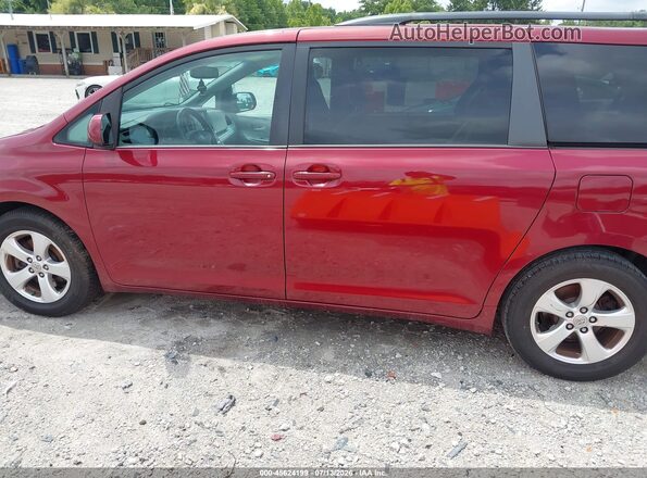 5TDKK3DC7GS693391 2016 TOYOTA SIENNA Red Սալոնի 360 աստիճան տեսք