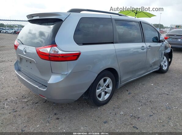 5TDKK3DC7GS708553 2016 TOYOTA SIENNA Gray Задня права чверть