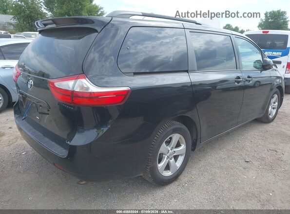 5TDKK3DC7GS724459 2016 TOYOTA SIENNA Black Задня права чверть