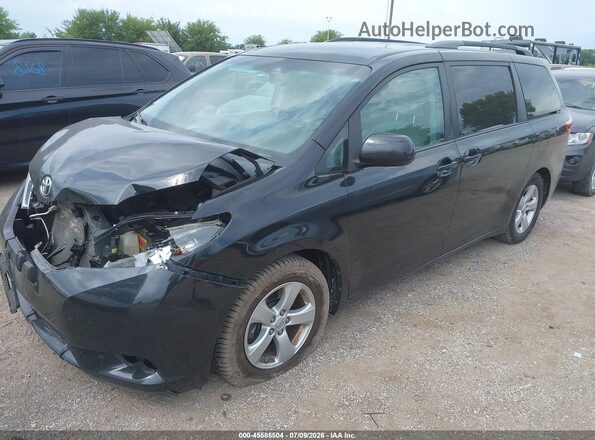 5TDKK3DC7GS724459 2016 TOYOTA SIENNA Black Передня ліва чверть