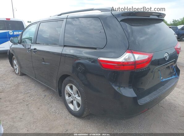 5TDKK3DC7GS724459 2016 TOYOTA SIENNA Black Задня ліва чверть