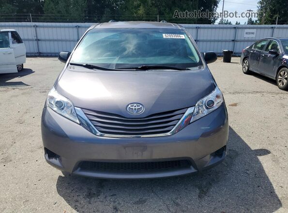 5TDKK3DC7GS724462 2016 TOYOTA SIENNA Gray Вид спереду
