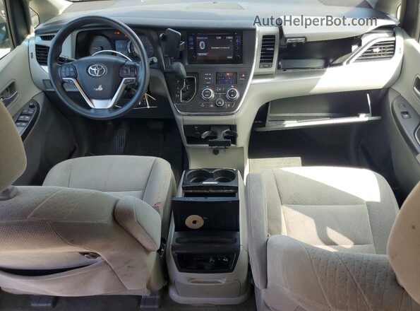 5TDKK3DC7GS724462 2016 TOYOTA SIENNA Gray Вид панелі приладів