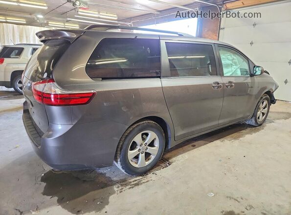 5TDKK3DC7GS727538 2016 TOYOTA SIENNA Gray Trasero derecho