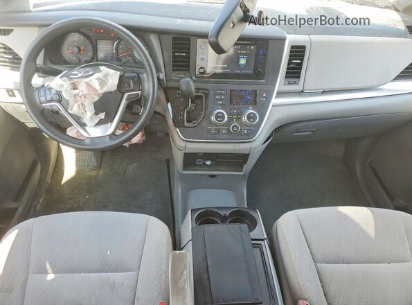 5TDKK3DC7GS744694 2016 TOYOTA SIENNA Blue Առջևի վահանակի տեսք