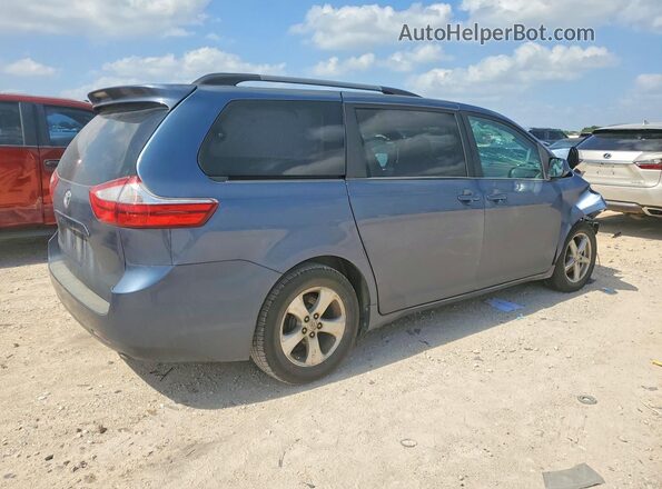 5TDKK3DC7GS744694 2016 TOYOTA SIENNA Blue Հետևի աջ