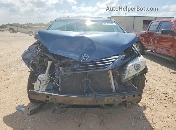 5TDKK3DC7GS744694 2016 TOYOTA SIENNA Blue Դիմացի տեսք