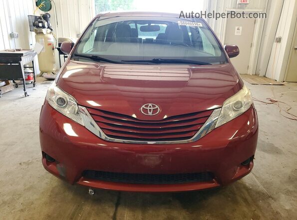 5TDKK3DC8GS692783 2016 TOYOTA SIENNA Red Vista frontal