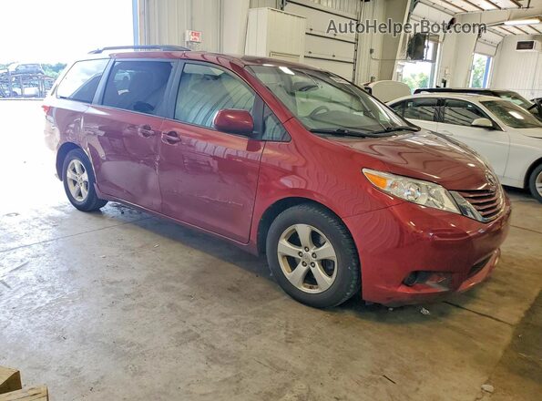5TDKK3DC8GS692783 2016 TOYOTA SIENNA Red Delantero derecho